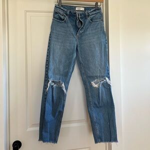 Abercrombie & Fitch 90s Straight Ultra High Rise, size 26